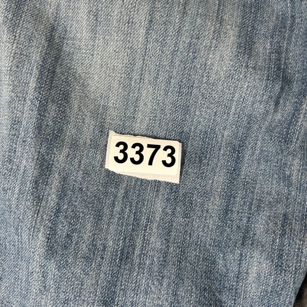 Levi's 514 Jeans Mens 36x30 Blue Straight Fit Distressed Light Wash Denim
